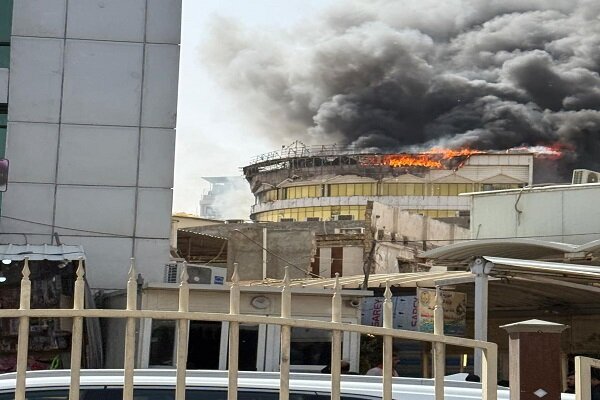 آتش سوزی مهیب در کربلا