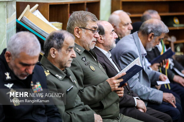 امیر سرتیپ محمد حسین دادرس جانشین فرمانده کل ارتش در مراسم بیست و ششمین سالگرد شهادت «علی صیاد شیرازی»
