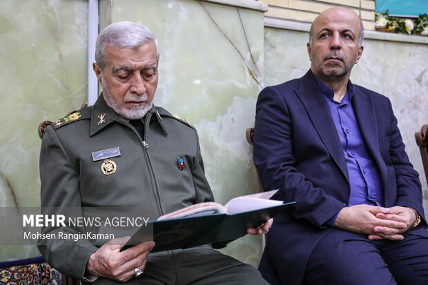 امیر سرلشکر صالحی در مراسم بیست و ششمین سالگرد شهادت «علی صیاد شیرازی»