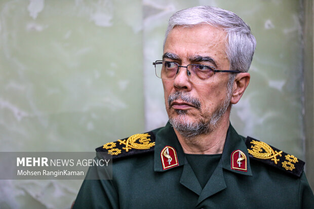 سردار سرلشکر پاسدار محمد باقری رئیس ستاد کل نیروهای مسلح در مراسم بیست و ششمین سالگرد شهادت «علی صیاد شیرازی»