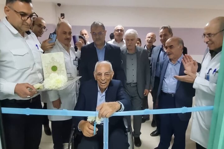 افتتاح بخش جدید مراقبتهای ویژه کودکان در بیمارستان مردانی آذر تبریز