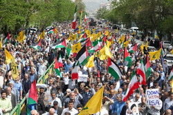 راهپیمایی علیه جنایات رژیم صهیونیستی پس از نماز جمعه در تهران