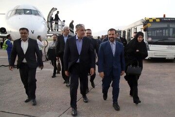 رئیس سازمان انرژی اتمی کشور وارد شیراز شد