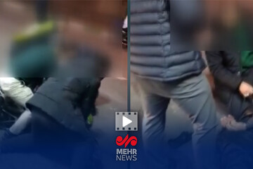 لحظه دستگیری آزارگر شیطان صفت