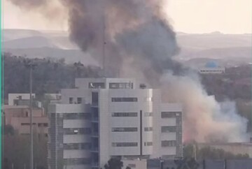 حریق در دانشکده برق دانشگاه تبریز