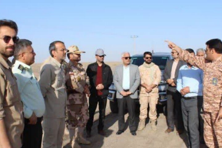 بازدید فرماندار خواف از پاسگاههای مرزی سنگان