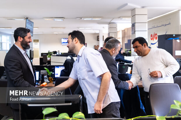 حضور رئیس سازمان فرهنگی هنری شهرداری تهران در خبرگزاری مهر