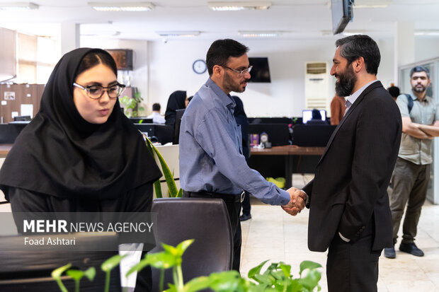 حضور رئیس سازمان فرهنگی هنری شهرداری تهران در خبرگزاری مهر