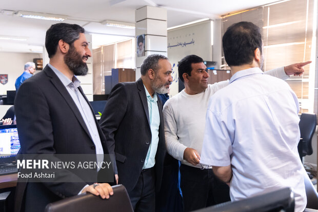 حضور رئیس سازمان فرهنگی هنری شهرداری تهران در خبرگزاری مهر