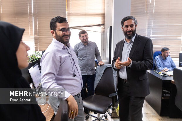 حضور رئیس سازمان فرهنگی هنری شهرداری تهران در خبرگزاری مهر