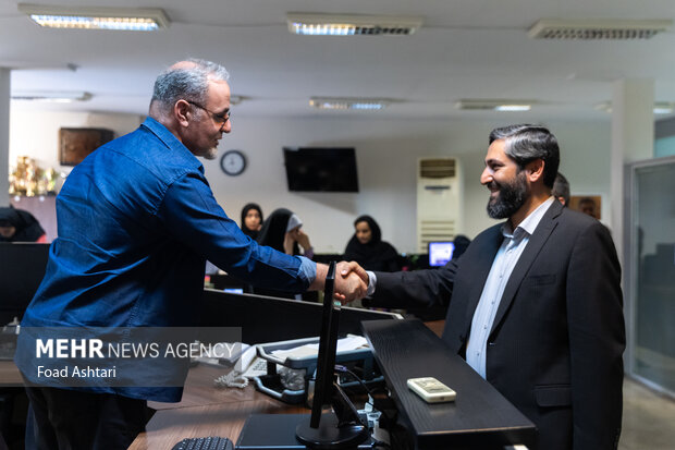 حضور رئیس سازمان فرهنگی هنری شهرداری تهران در خبرگزاری مهر