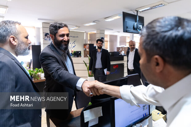 حضور رئیس سازمان فرهنگی هنری شهرداری تهران در خبرگزاری مهر