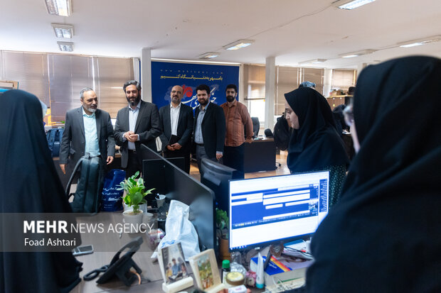 حضور رئیس سازمان فرهنگی هنری شهرداری تهران در خبرگزاری مهر