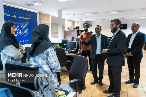 حضور رئیس سازمان فرهنگی هنری شهرداری تهران در خبرگزاری مهر