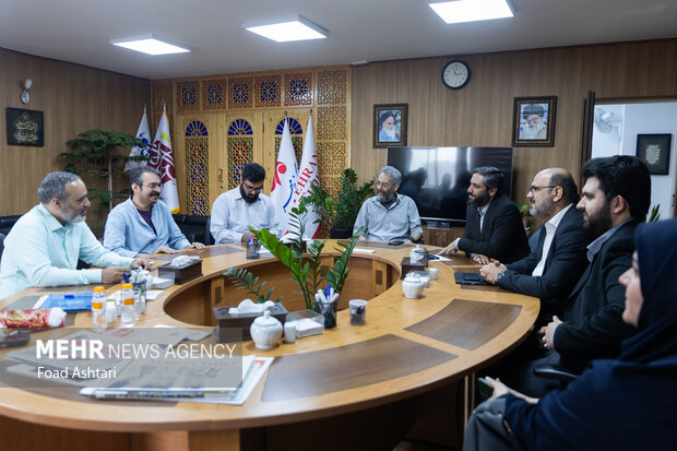 حضور رئیس سازمان فرهنگی هنری شهرداری تهران در خبرگزاری مهر