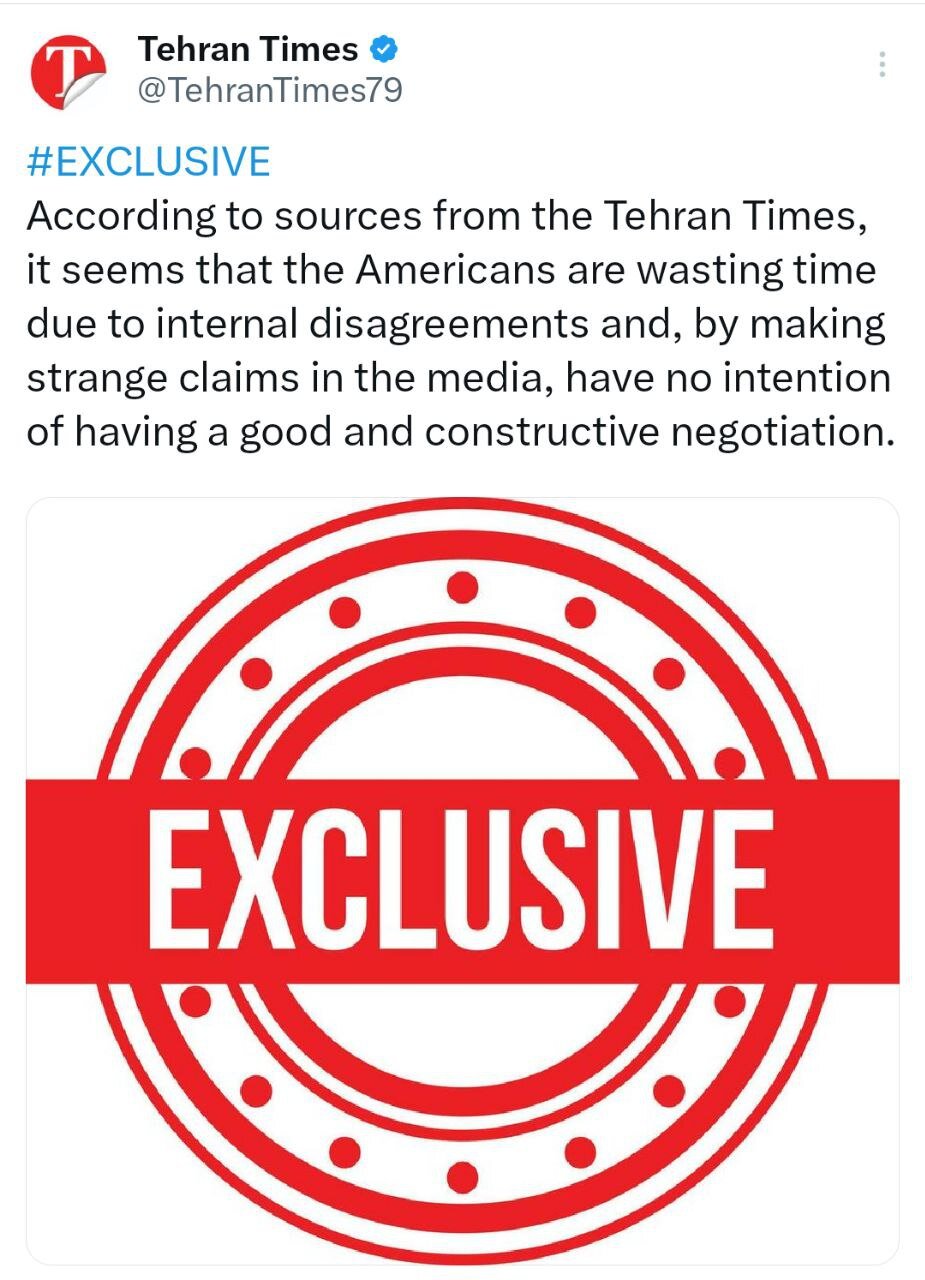 Tahran Times: ABD yapıcı müzakerelere engel oluyor