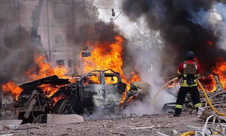 حمله موشکی به شهر «سومی» در اوکراین