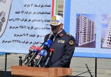 کلنگ‌زنی ۵۰۴ واحد مسکونی برای کارکنان راهور