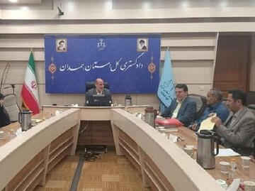 پیگیری مسائل بازنشستگان دادگستری همدان با حضور معاون دستگاه قضا