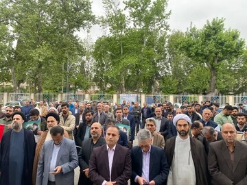 تجمع دانشجویان و بازاریان گرگان در حمایت از مردم مظلوم غزه