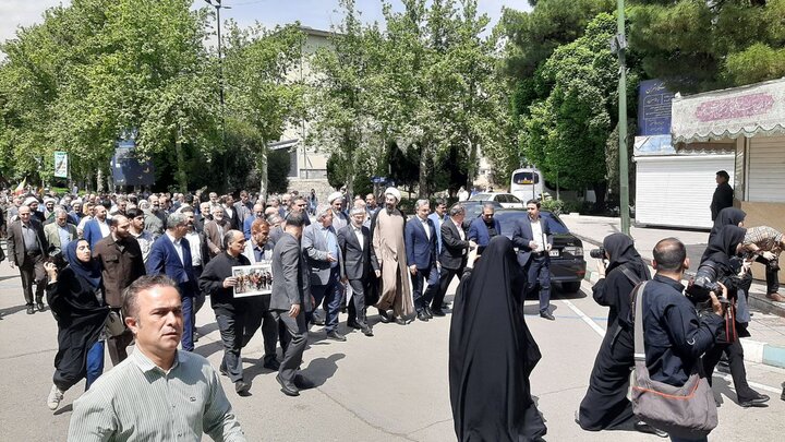 تجمع دانشگاهیان تهرانی در حمایت از مردم غزه برگزار شد