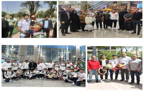 استقبال بروجردی ها از قهرمان کشتی دانشآموزی جهان