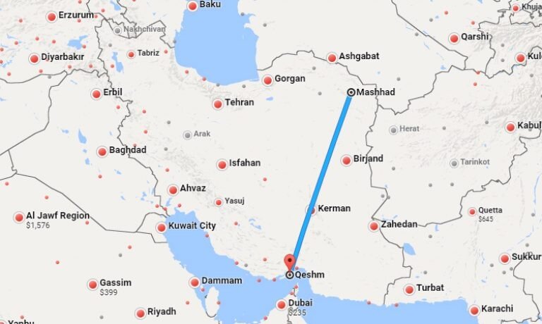 طولانیترین مسیرهای پرواز داخل ایران کدامند؟