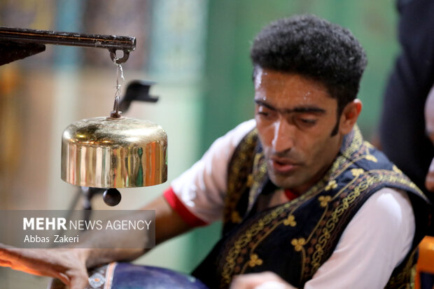 تجلی روح پهلوانی در گود زورخانه