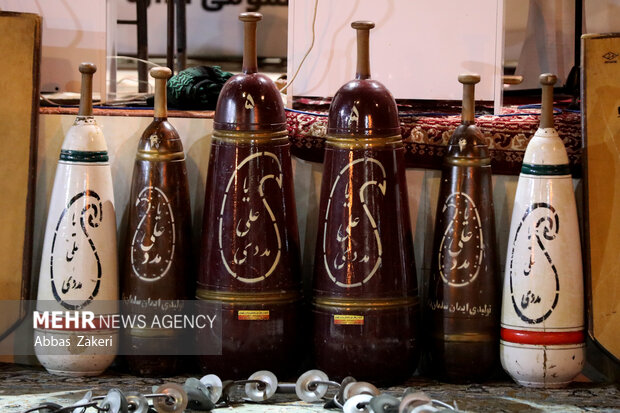 تجلی روح پهلوانی در گود زورخانه