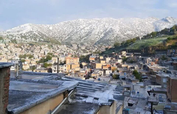 رقص بهاری برف و سرمای ناخوانده در کردستان