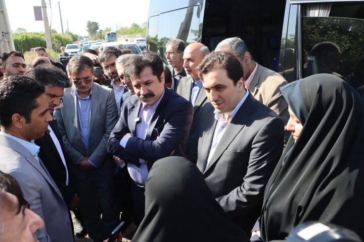 بازدید معاون رئیسجمهور از محور حادثهخیز رزکان به اسکمان در شهریار