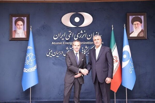 اسلامي يستقبل غروسي+فيديو