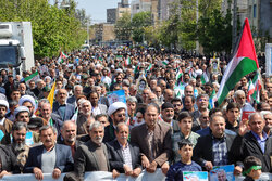 ایران، غزہ پر جارحیت، مغربی آذربائجان میں اسرائیل مخالف ریلی