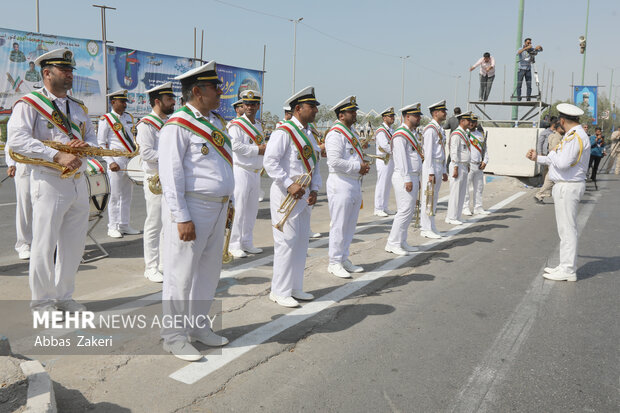 National Army Day parade in Hormozgan Province