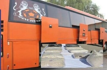 اتوبوس حامل تریاک متوقف شد