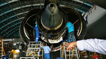 Iranian engineers successfully overhauled an Airbus plane