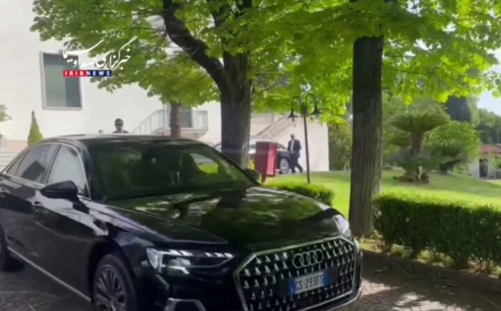 VIDEO: Iran top diplomat heads to Italy Foreign Ministry