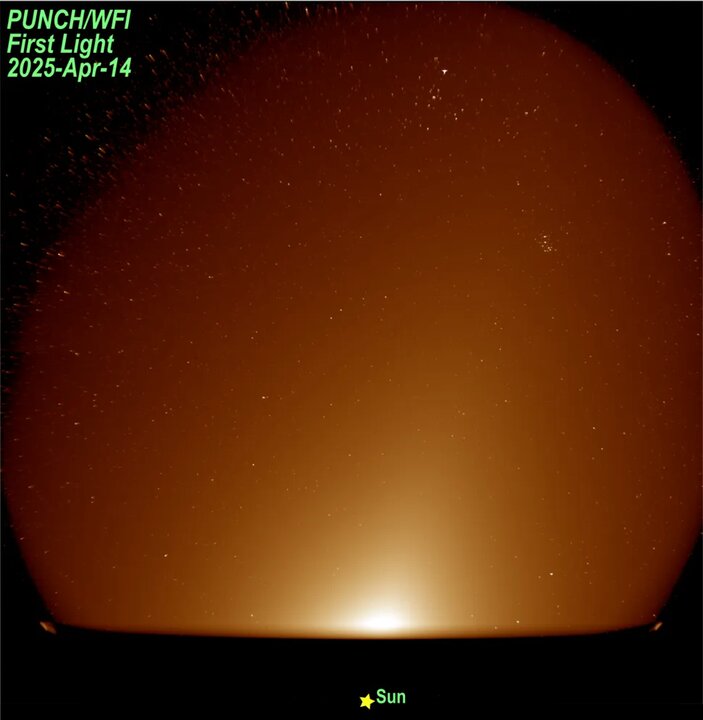 کاوشگر خورشیدی از «نور زودیاک» عکس گرفت