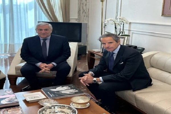 IAEA chief meets Italian FM in Rome