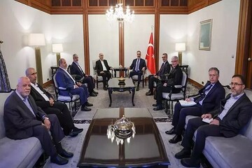 Fidan, Hamas heyeti ile görüştü