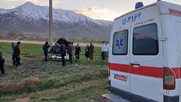 مصدومیت ۷ نفر در سانحه رانندگی در آذربایجان غربی