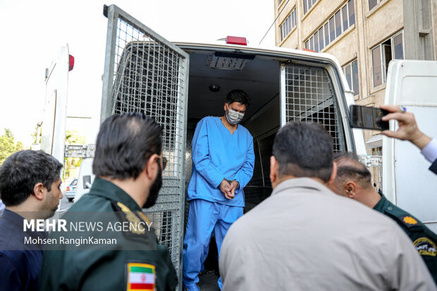 بازسازی صحنه سرقت خیابان صابونیان تهران