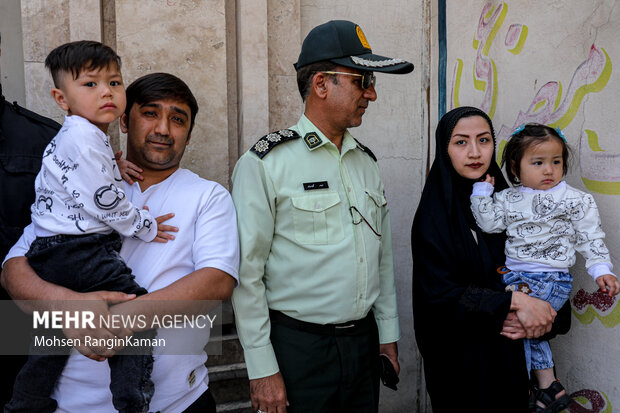 بازسازی صحنه سرقت خیابان صابونیان تهران