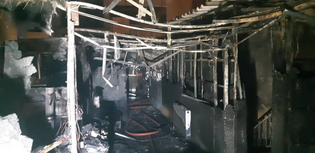 جزئیات حریق خوابگاه بانوان در خیابان شریعتی تهران+ عکس