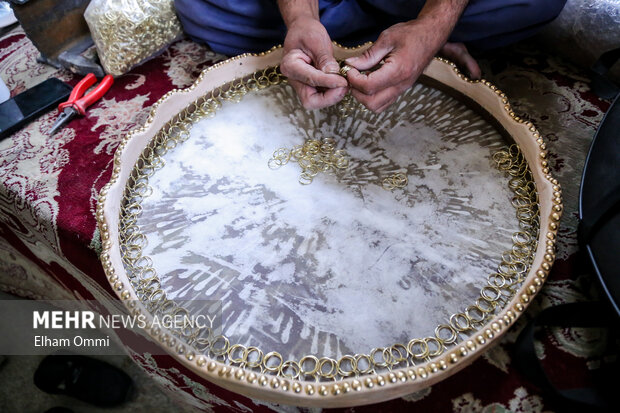 دف‌سازی سنتی در سنندج