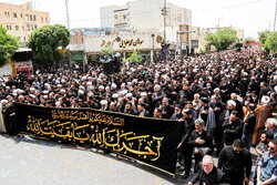 قم میں حضرت امام جعفر صادق(ع) کی شہادت کی مناسبت سے عزاداری