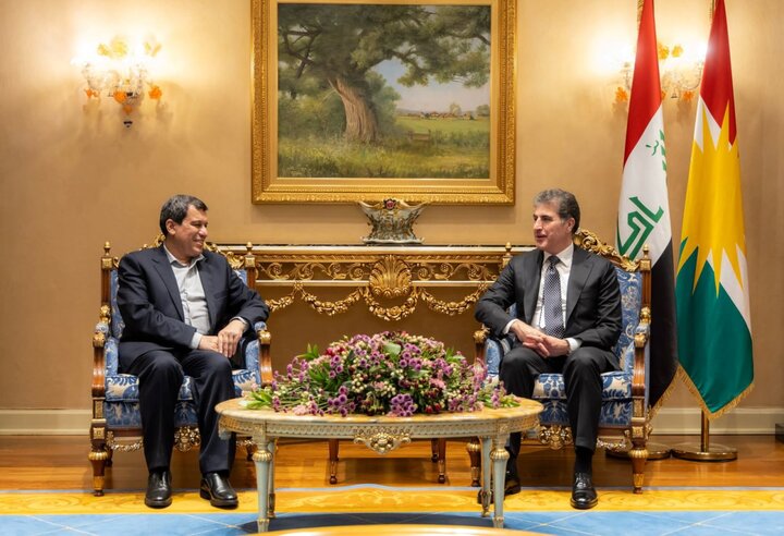 دیداری نێچیرڤان بارزانی و مەزڵۆم کۆبانی