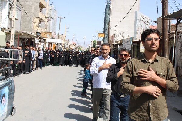 دستهروی عزاداران کهگیلویه و بویراحمد در سالروز شهادت امام جعفرصادق(ع)