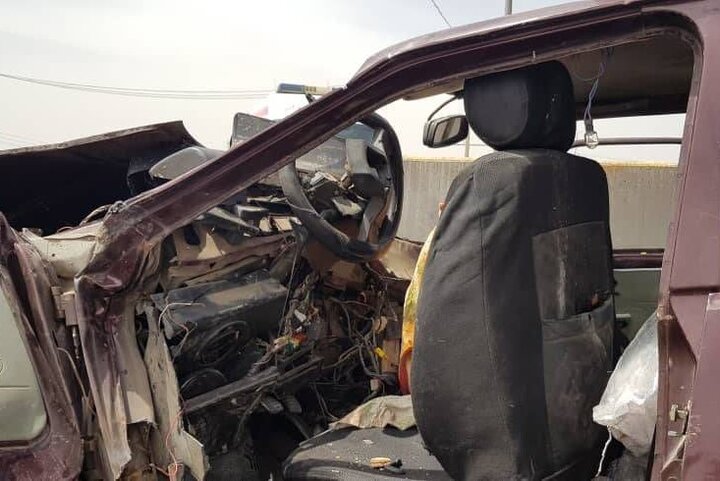 واژگونی مرگبار خودروی سواری در جاده خاوران