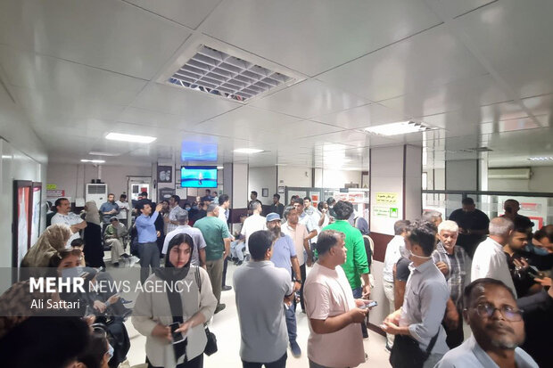 حضور مردم بندرعباس در مرکز انتقال خون